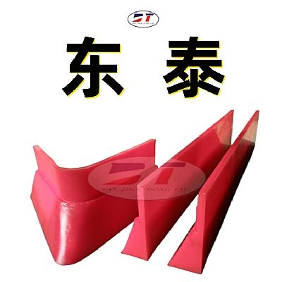 LK型聚氨酯犁式卸料器刮板 直板型單側出料犁式卸料器刮刀